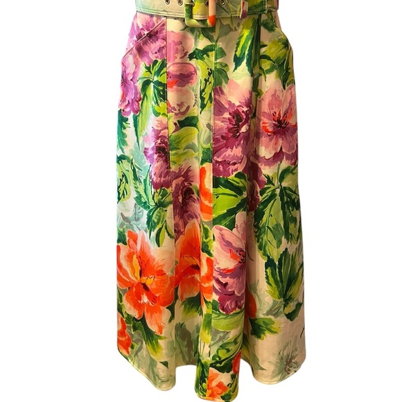 Donna Ricco Green Sundress Short Sleeve Scoop Neck Midi - Picture 6 of 14